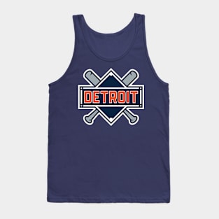 Detroit Tigers Baseball Tank Top